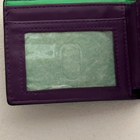 Batman Joker Pleather Wallet Bruce Wayne Penguin Jim Gordon Cat Woman DC Comic - Picture 5 of 8